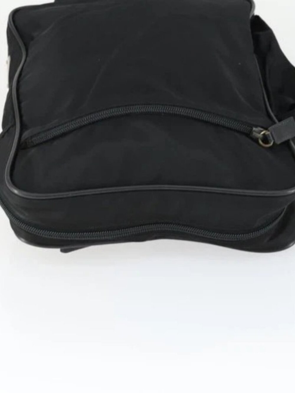 PRADA Shoulder Bag Nylon Black Silver Auth - Picture 6 of 16